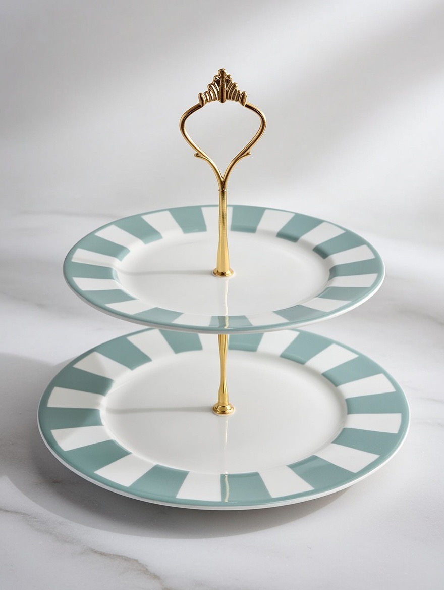 Two Layer Export Quality Ceramic Fruit Stand Model-9